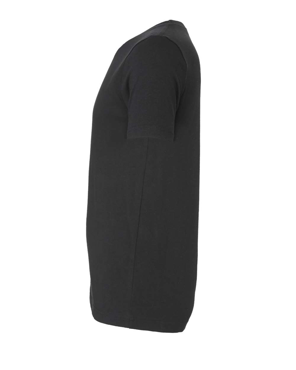 Left View of Dark Grey Jersey Tee - 3001