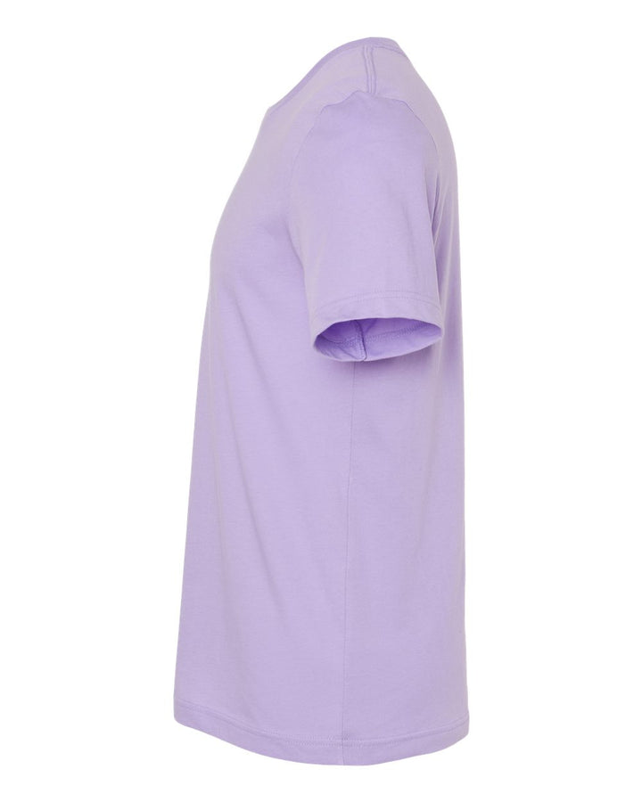 Left View of Dark Lavender Jersey Tee - 3001