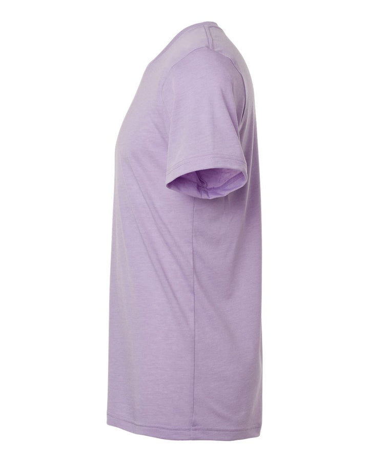 Left View of Dark Lavender Triblend Triblend Tee - 3413