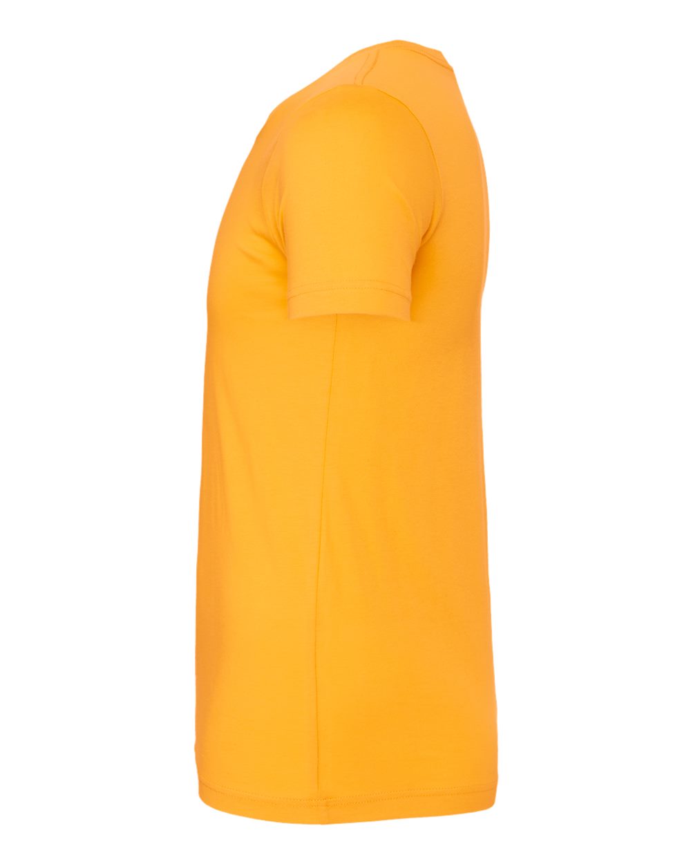 Left View of Gold Jersey Tee - 3001