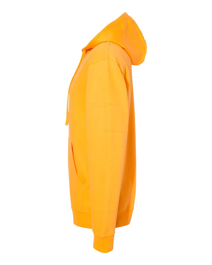 Left View of Gold Midweight Hooded Sweatshirt - SS4500