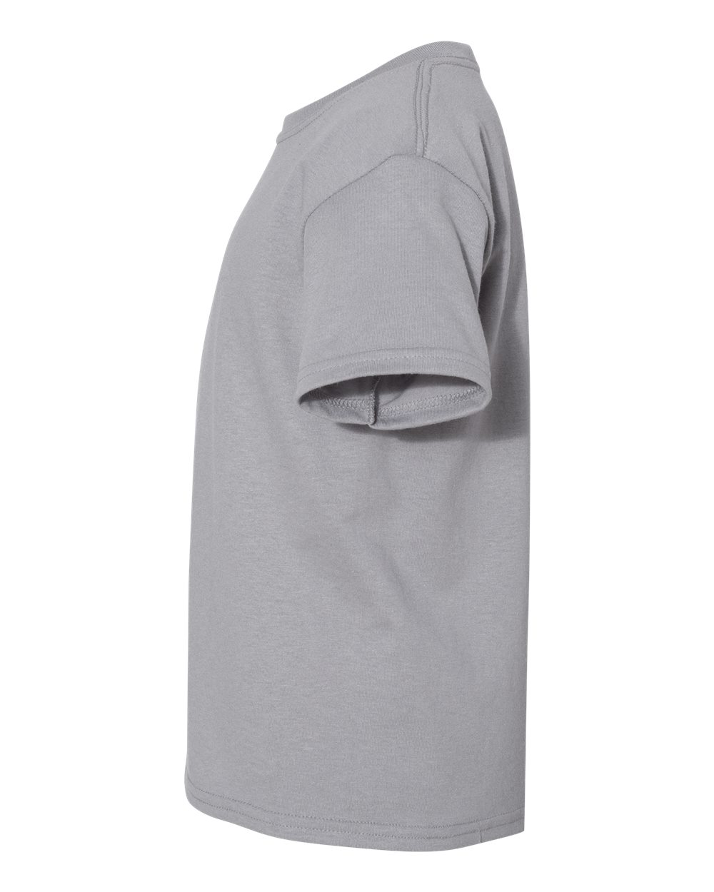 Left View of Gravel DryBlend® Youth T-Shirt - 8000B