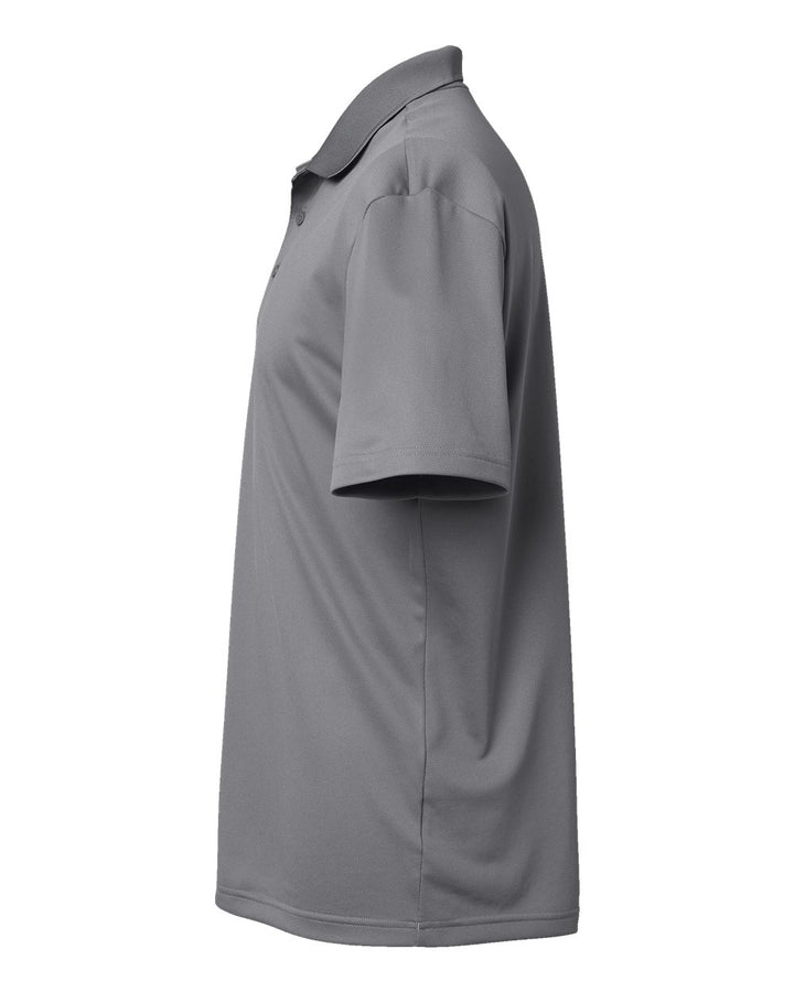 Left View of Grey Three Basic Sport Polo - A430