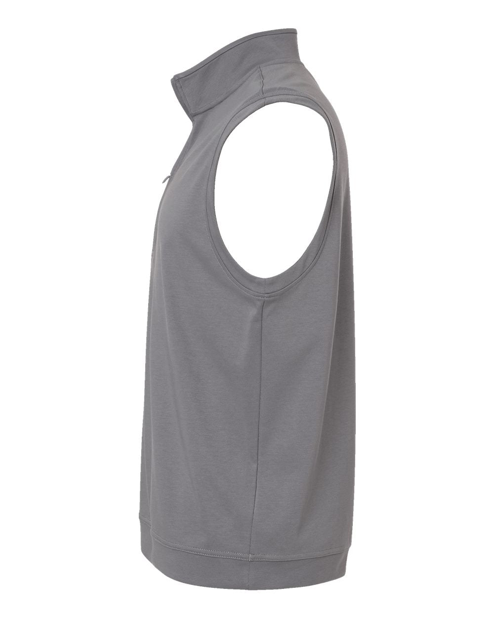 Left View of Grey Three Club Vest - A599