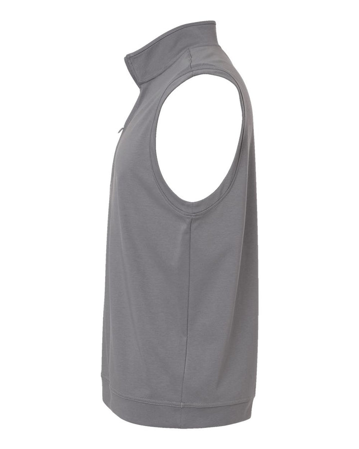 Left View of Grey Three Club Vest - A599