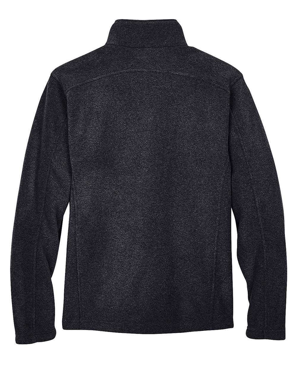Left View of Heather Charcoal Men's Journey Fleece Jacket - 88190