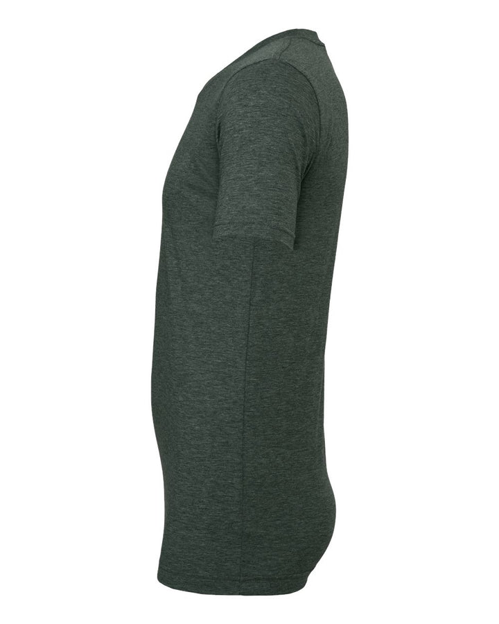 Left View of Heather Forest CVC Jersey Tee - 3001CVC