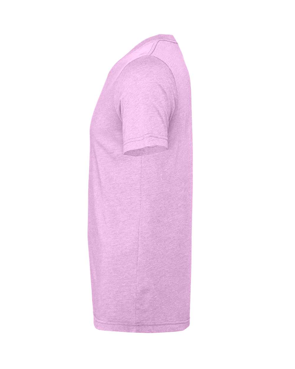 Left View of Heather Prism Lilac CVC Jersey Tee - 3001CVC
