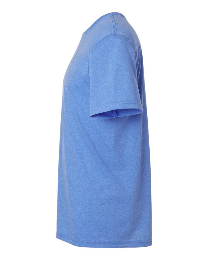 Left View of Heather Royal Softstyle® T-Shirt - 64000