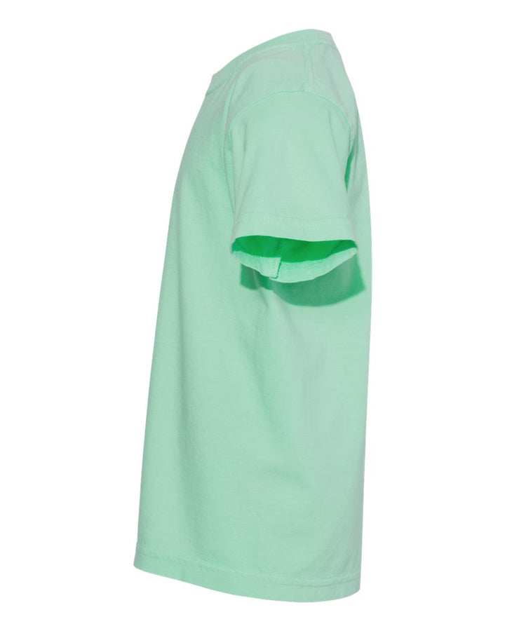 Left View of Island Reef Garment-Dyed Youth Heavyweight T-Shirt - 9018