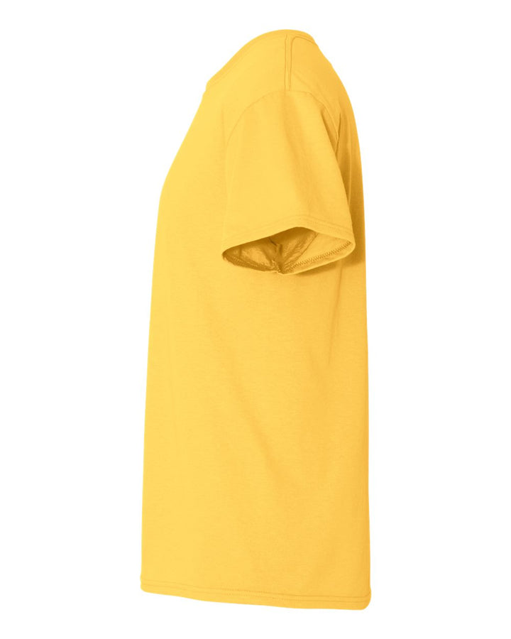 Left View of Island Yellow Dri-Power® 50/50 T-Shirt - 29MR