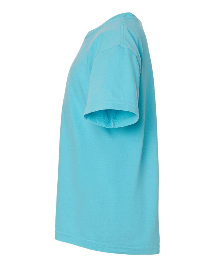 Left View of Lagoon Garment-Dyed Youth Heavyweight T-Shirt - 9018