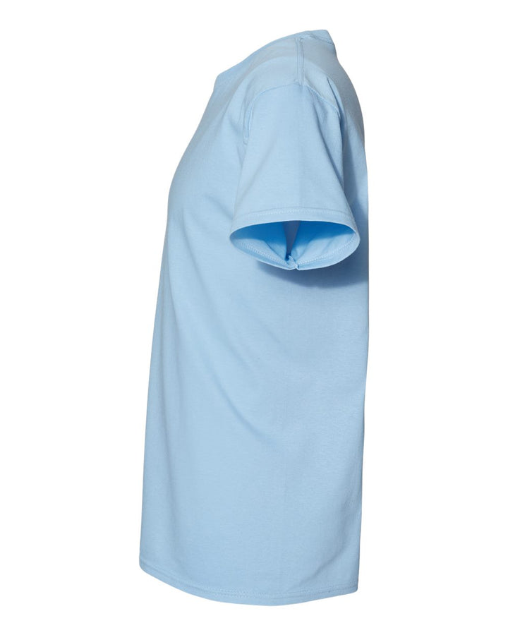 Left View of Light Blue Essential-T T-Shirt - 5280