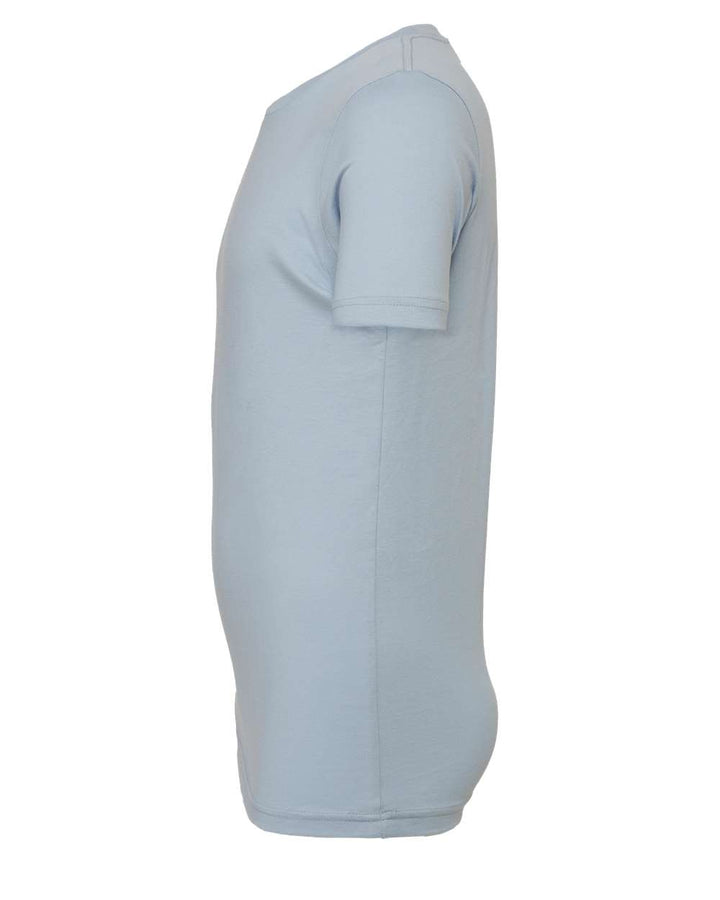 Left View of Light Blue Jersey Tee - 3001