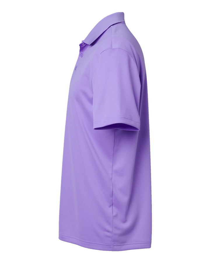 Left View of Light Flash Purple Basic Sport Polo - A430