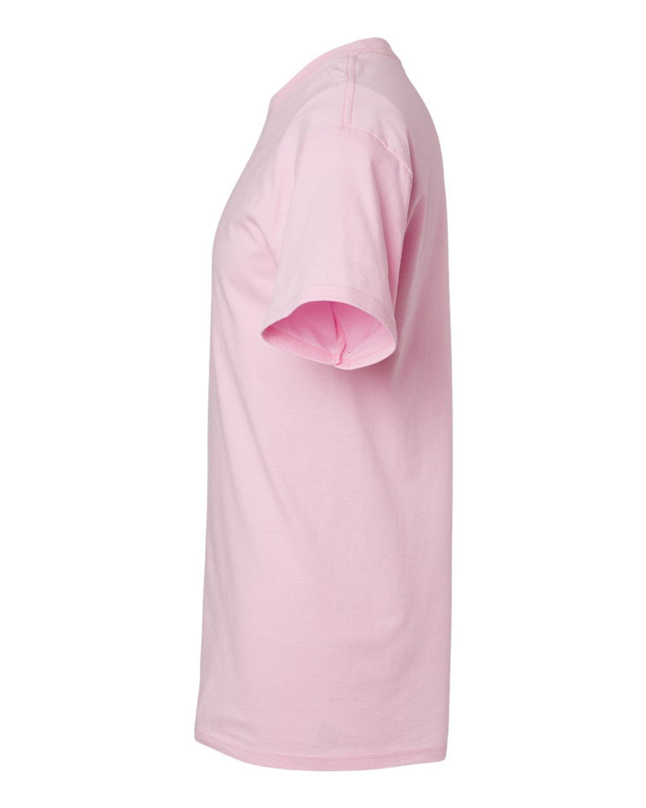 Left View of Light Pink Gold Soft Touch T-Shirt - 4800
