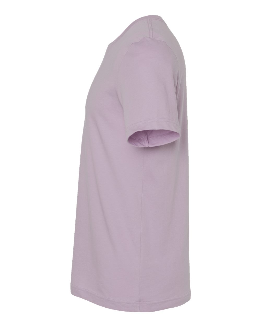 Left View of Light Violet Jersey Tee - 3001