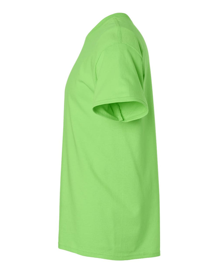 Left View of Lime Ultra Cotton® T-Shirt - 2000