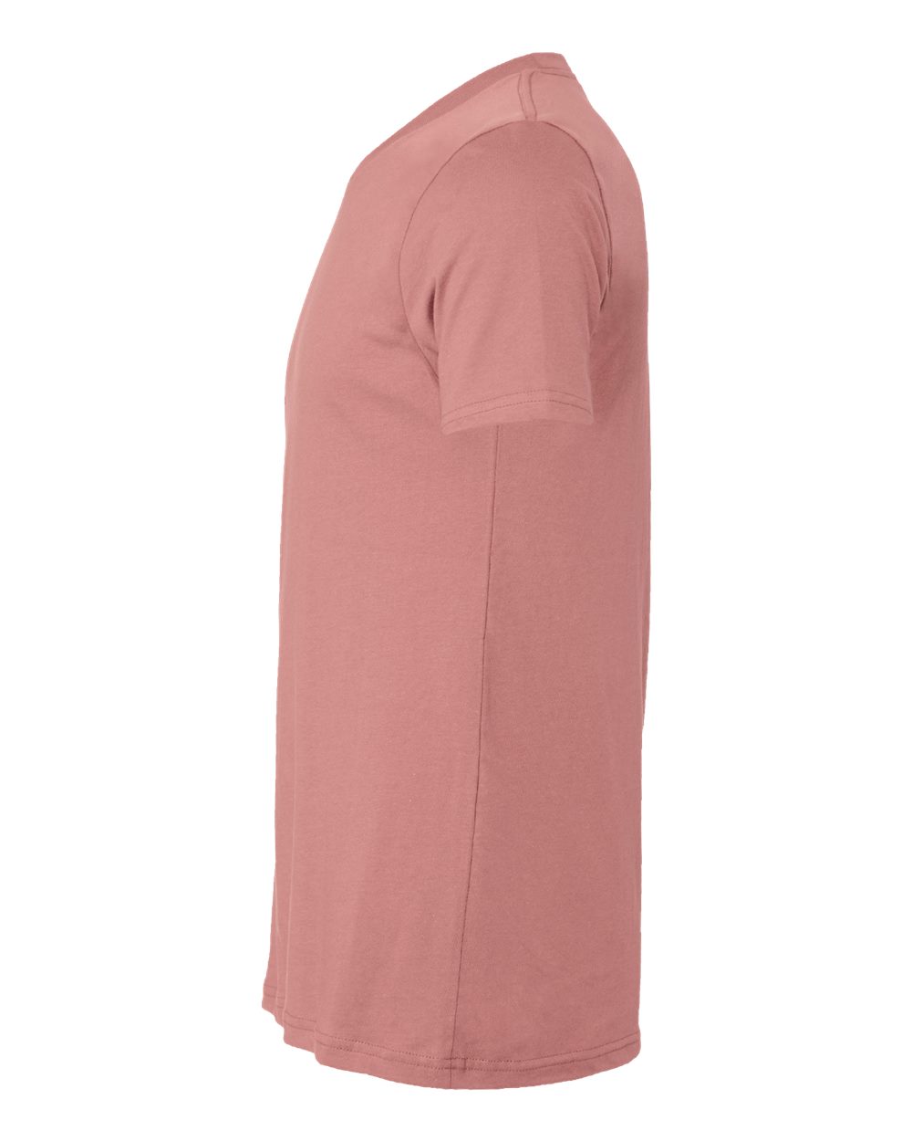 Left View of Mauve Jersey Tee - 3001