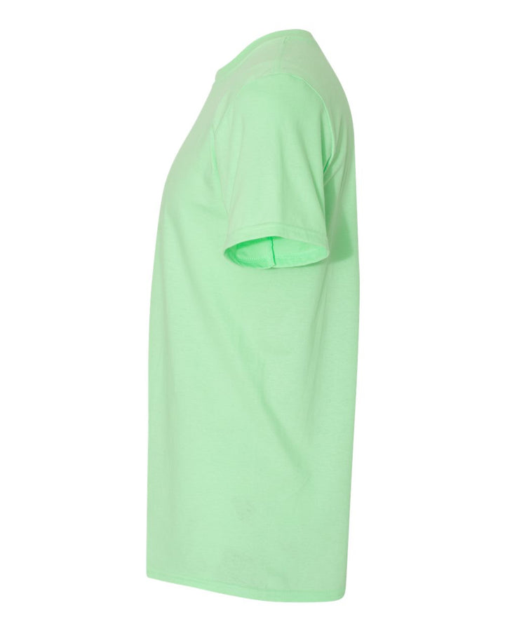 Left View of Mint Green Softstyle® T-Shirt - 64000