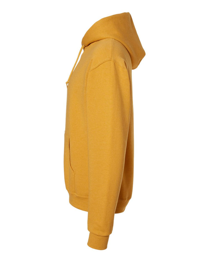 Left View of Mustard Heather NuBlend® Hooded Sweatshirt - 996MR