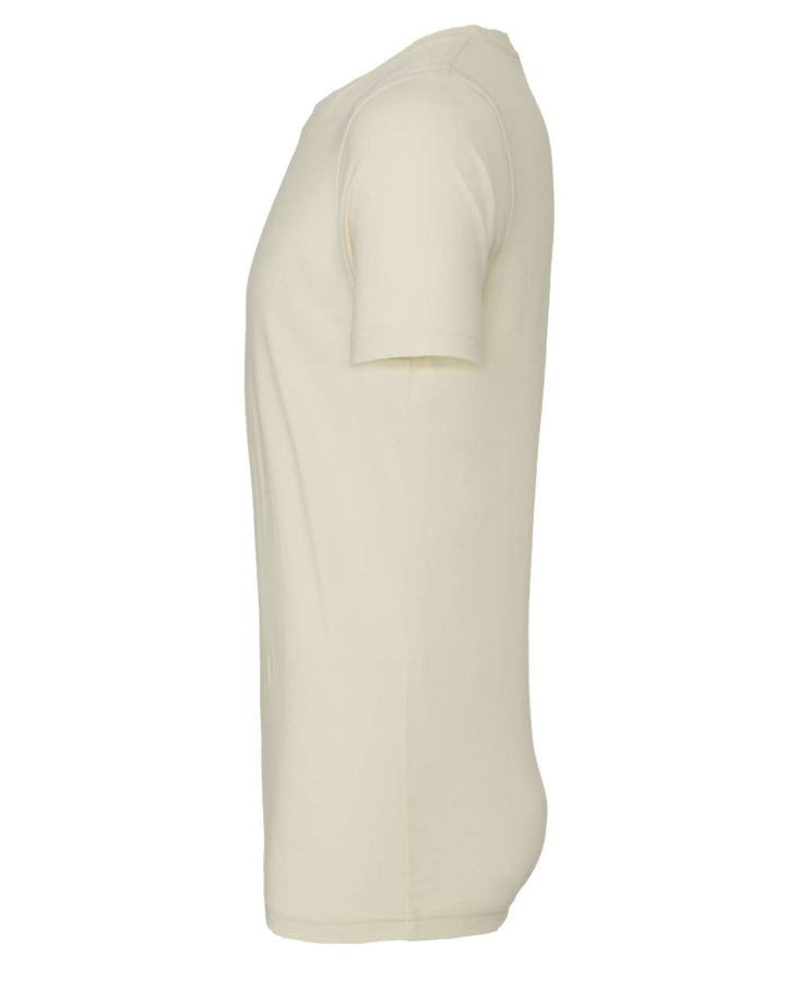 Left View of Natural Jersey Tee - 3001