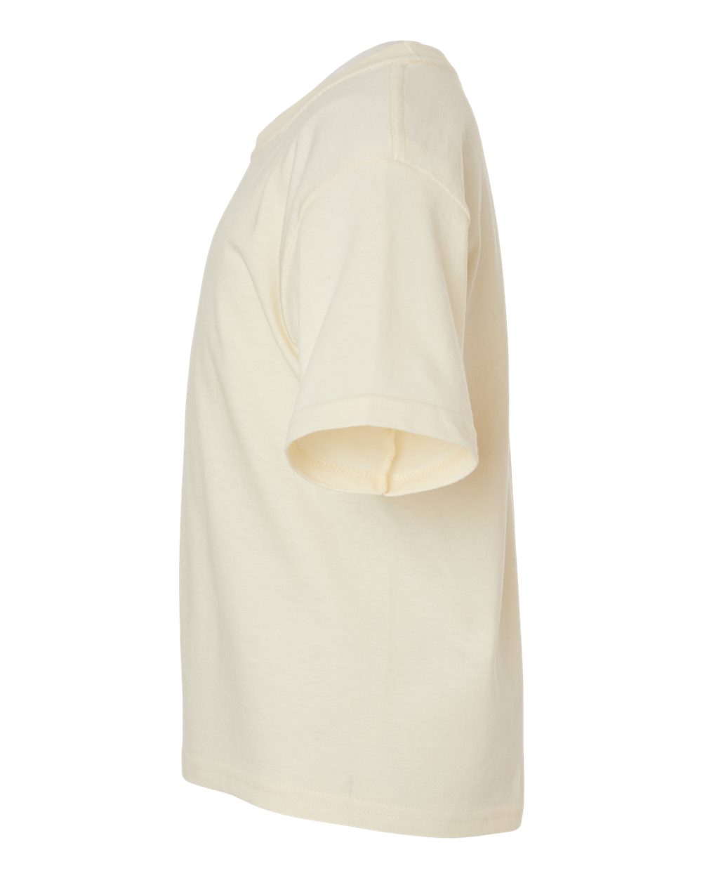 Left View of Natural Youth Gold Soft Touch T-Shirt - 4850