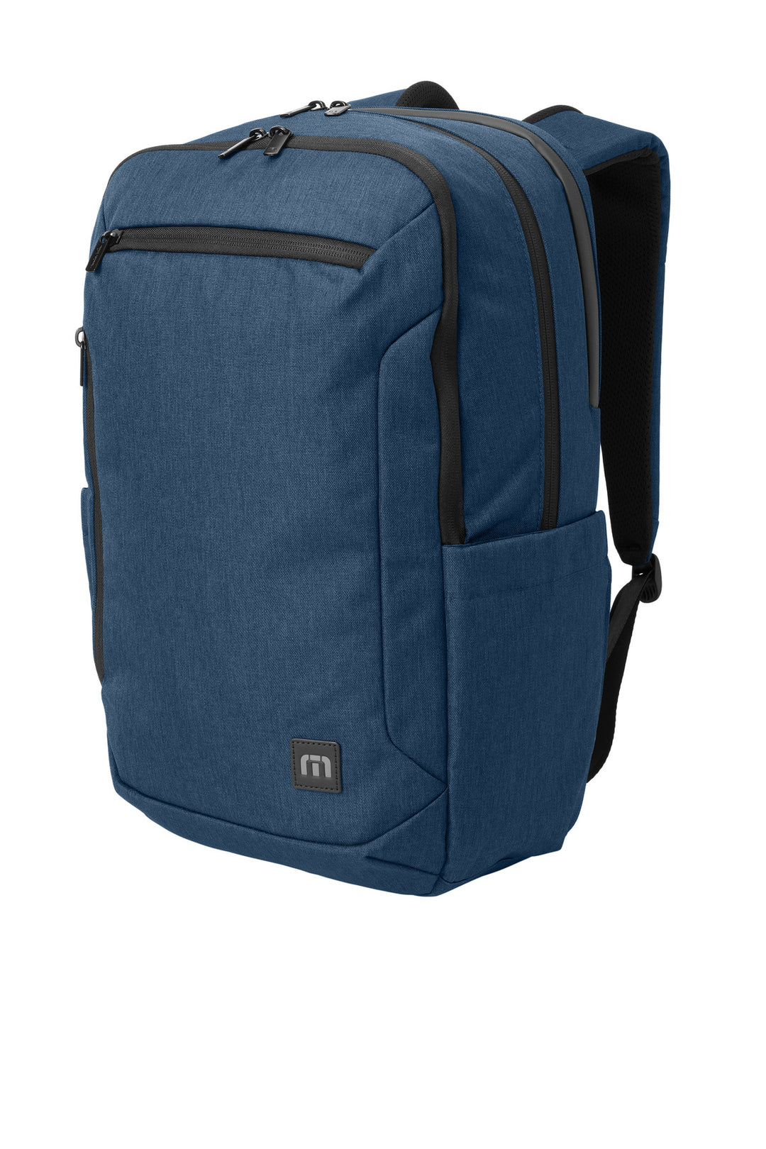 Left View of NavyHthr TravisMathew Duration Backpack TMB105