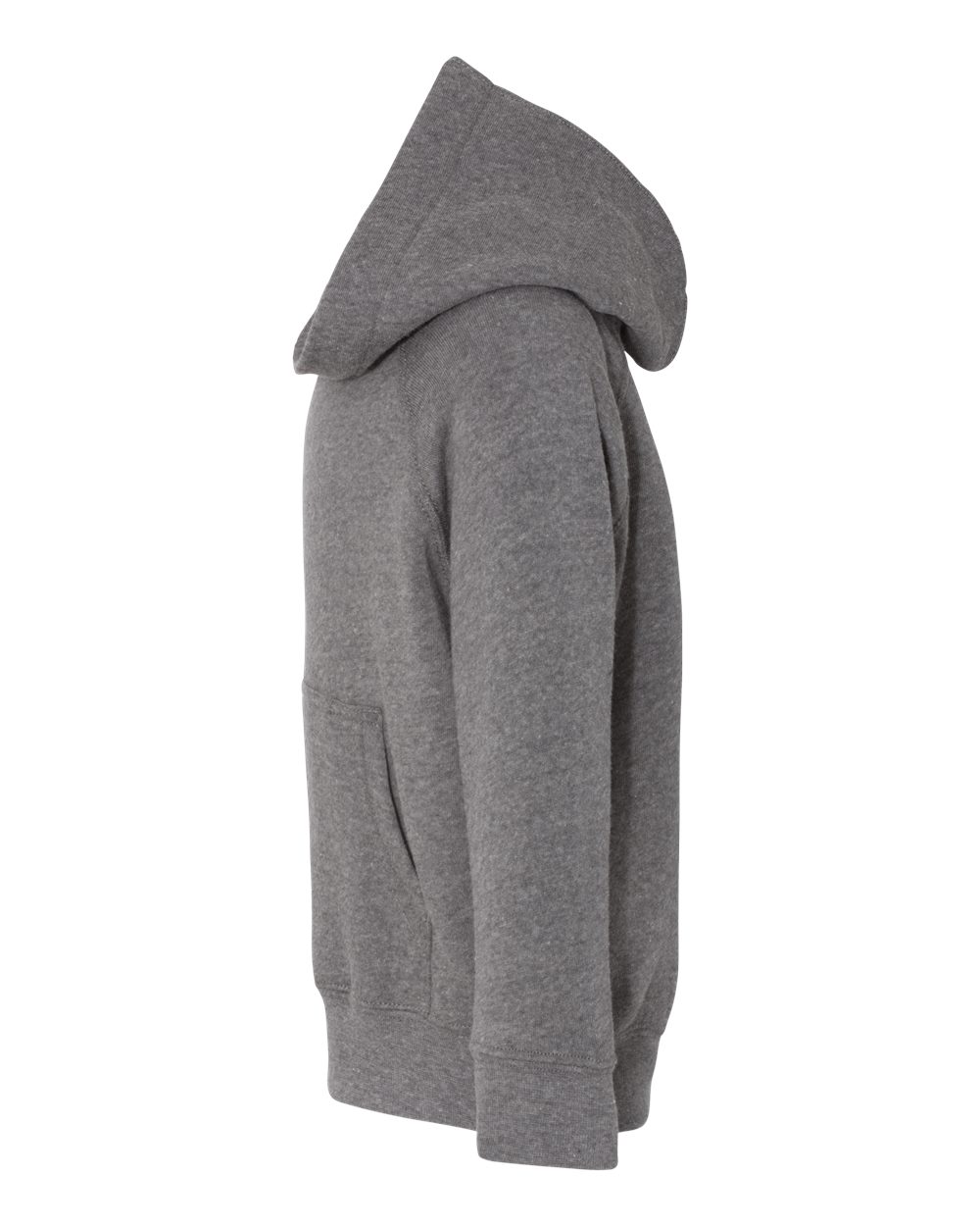 Left View of Nickel Toddler Special Blend Hooded Raglan Sweatshirt - PRM10TSB