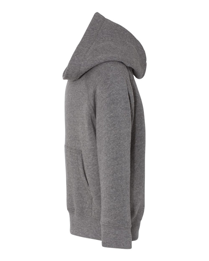 Left View of Nickel Toddler Special Blend Hooded Raglan Sweatshirt - PRM10TSB