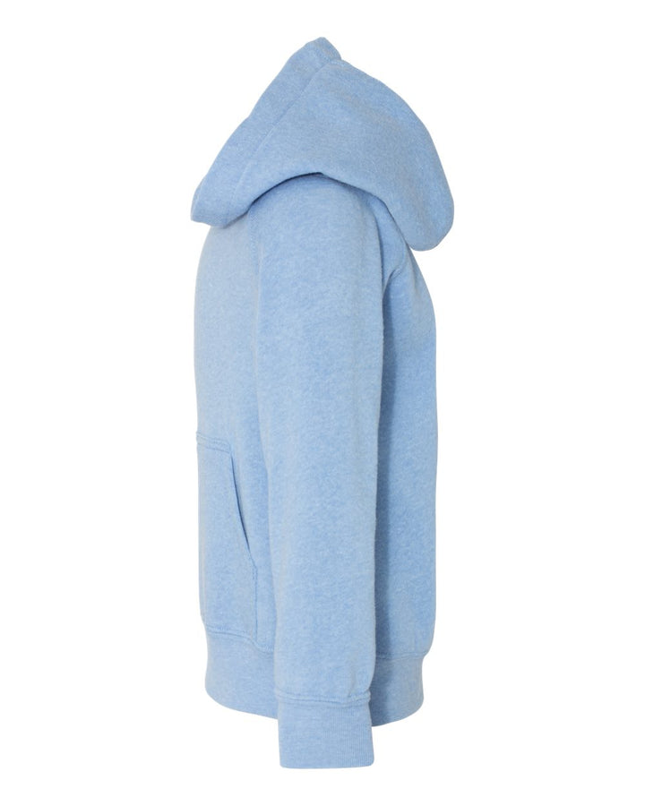 Left View of Pacific Toddler Special Blend Hooded Raglan Sweatshirt - PRM10TSB