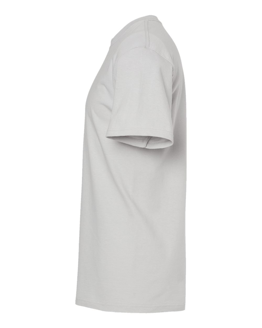 Left View of Platinum Gold Soft Touch T-Shirt - 4800