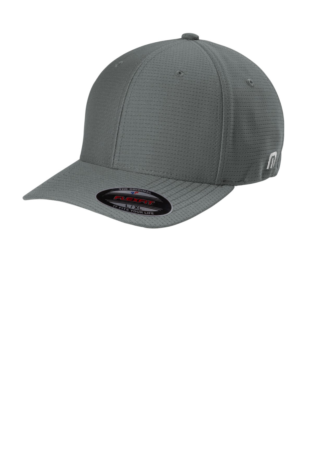 Left View of QuiShaGrey TravisMathew Rad Flexback Cap. TM1MU426
