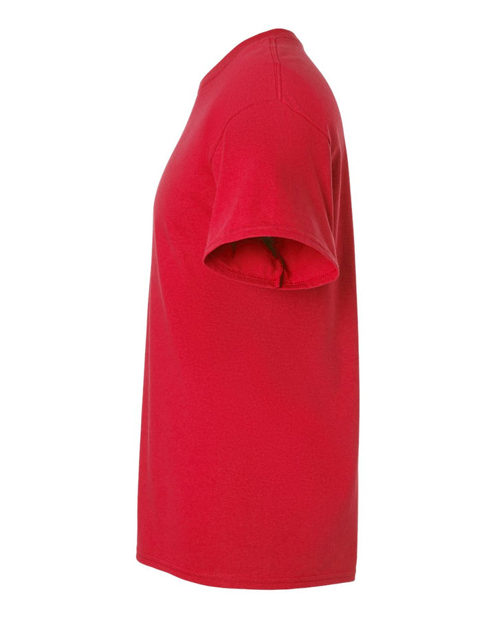 Left View of Red Ultra Cotton® T-Shirt - 2000