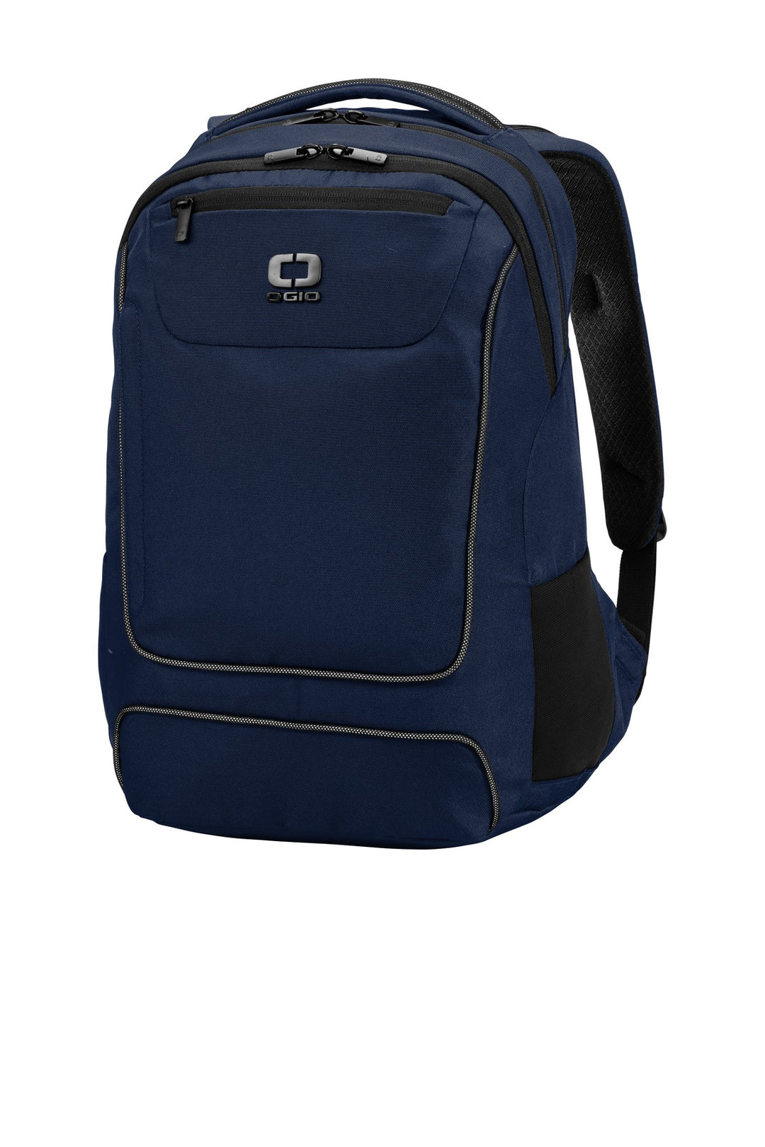 Left View of River Blue Nvy OGIO Range Pack. 91007