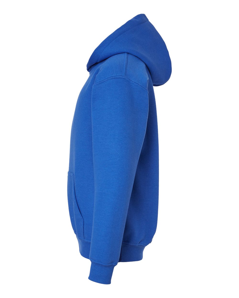 Left View of Royal Heavy Blend™ Youth Hooded Sweatshirt - 18500B