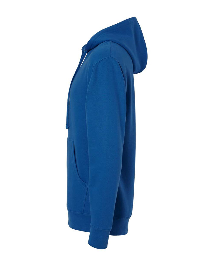 Left View of Royal Midweight Hooded Sweatshirt - SS4500