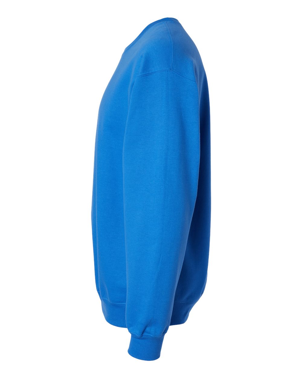 Left View of Royal Softstyle® Midweight Crewneck Sweatshirt - SF000