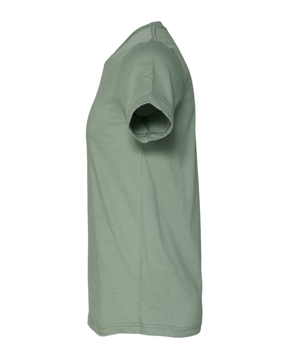 Left View of Sage Jersey Tee - 3001