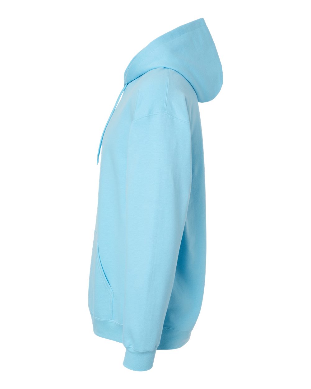 Left View of Sky Softstyle® Midweight Hooded Sweatshirt - SF500