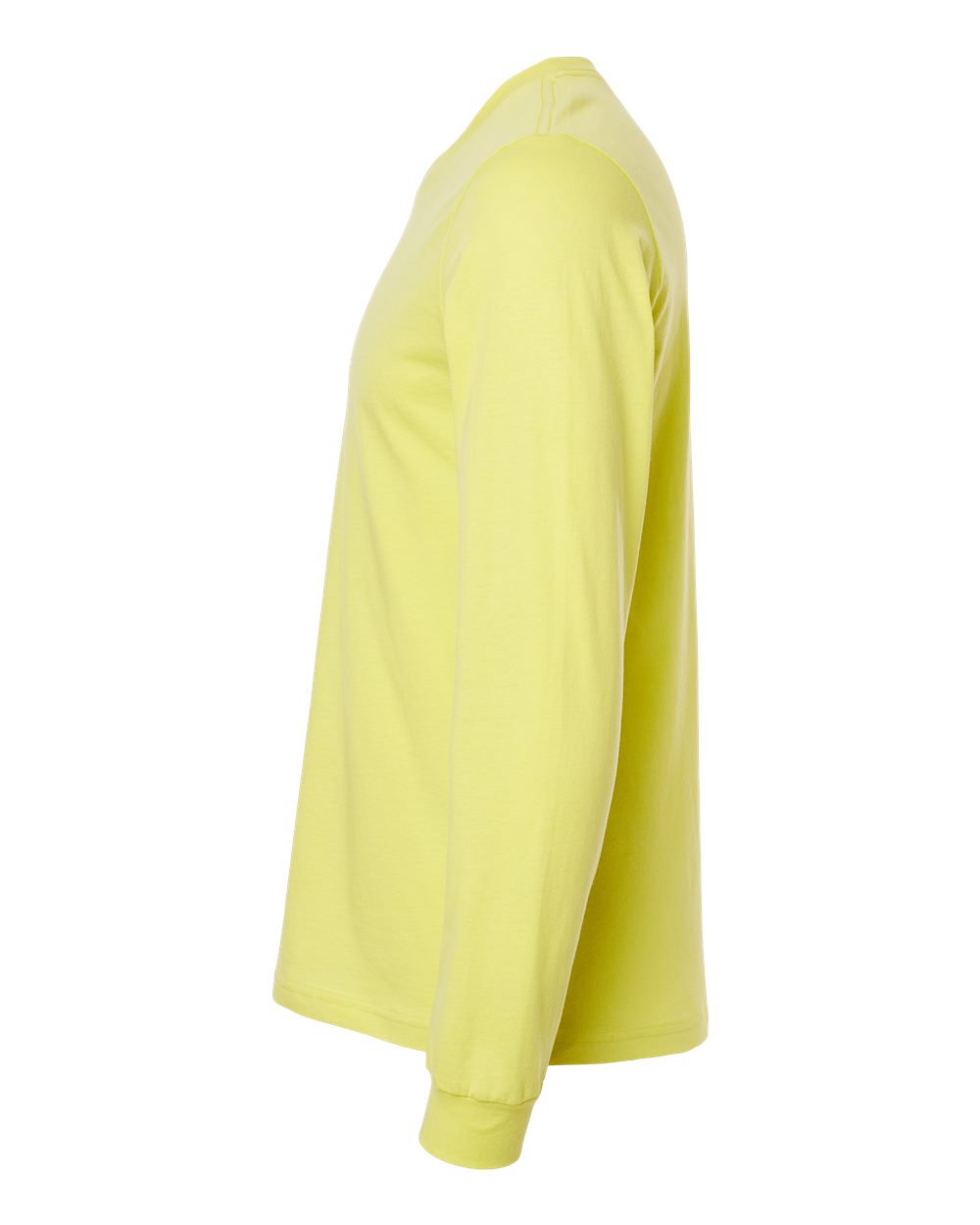 Left View of Strobe Jersey Long Sleeve Tee - 3501