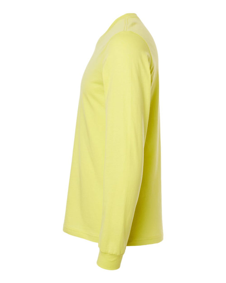 Left View of Strobe Jersey Long Sleeve Tee - 3501