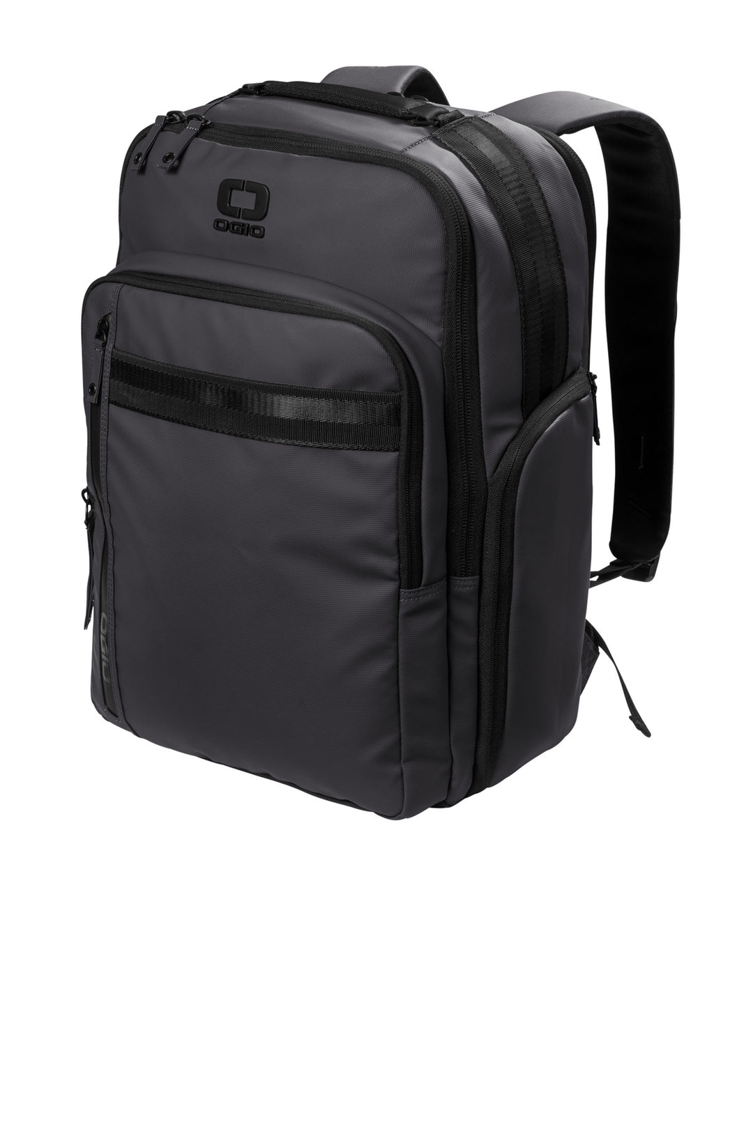 Left View of TarmacGrey OGIO Commuter XL Pack 91012