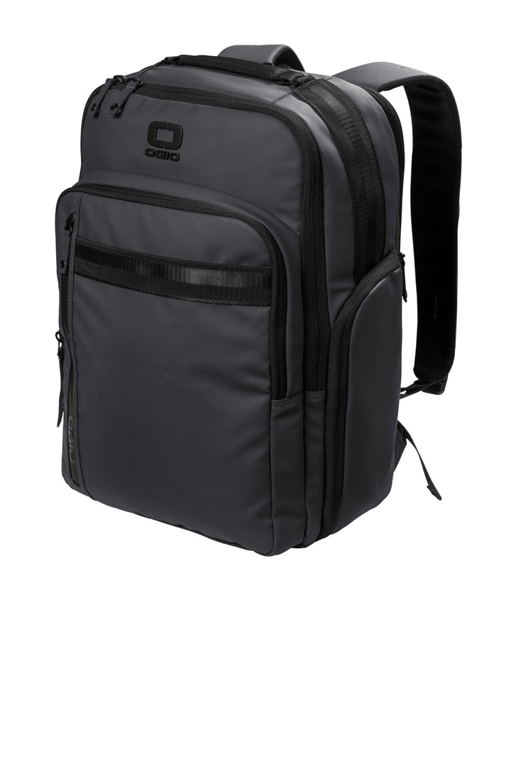 Left View of TarmacGrey OGIO Commuter XL Pack 91012