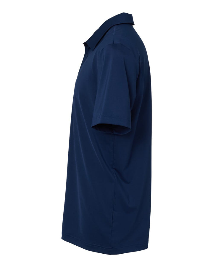Left View of Team Navy Blue Ultimate Solid Polo - A514