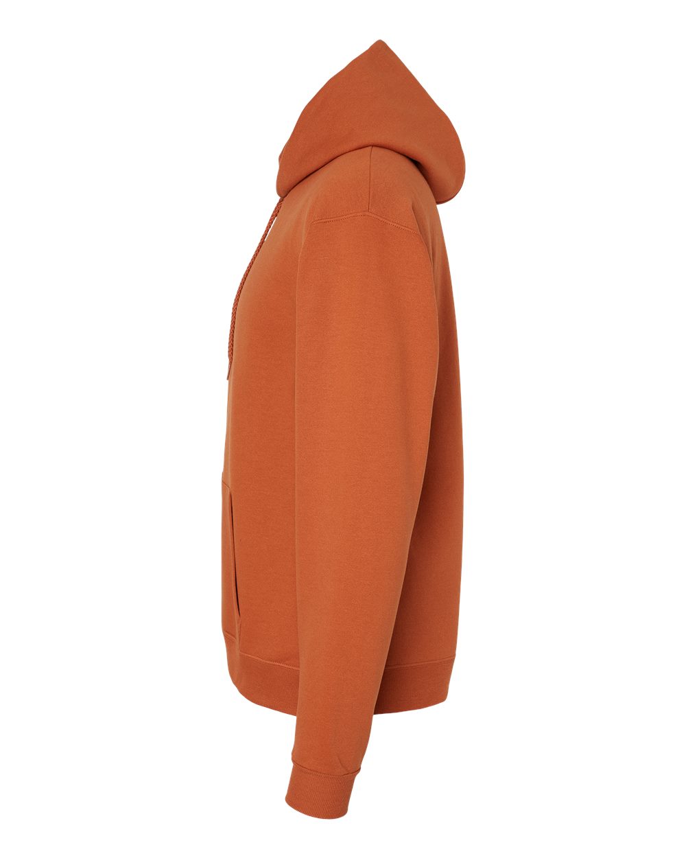 Left View of Texas Orange Ecosmart® Hooded Sweatshirt - P170