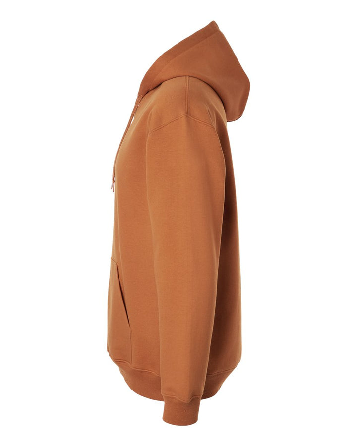 Left View of Texas Orange Softstyle® Midweight Hooded Sweatshirt - SF500