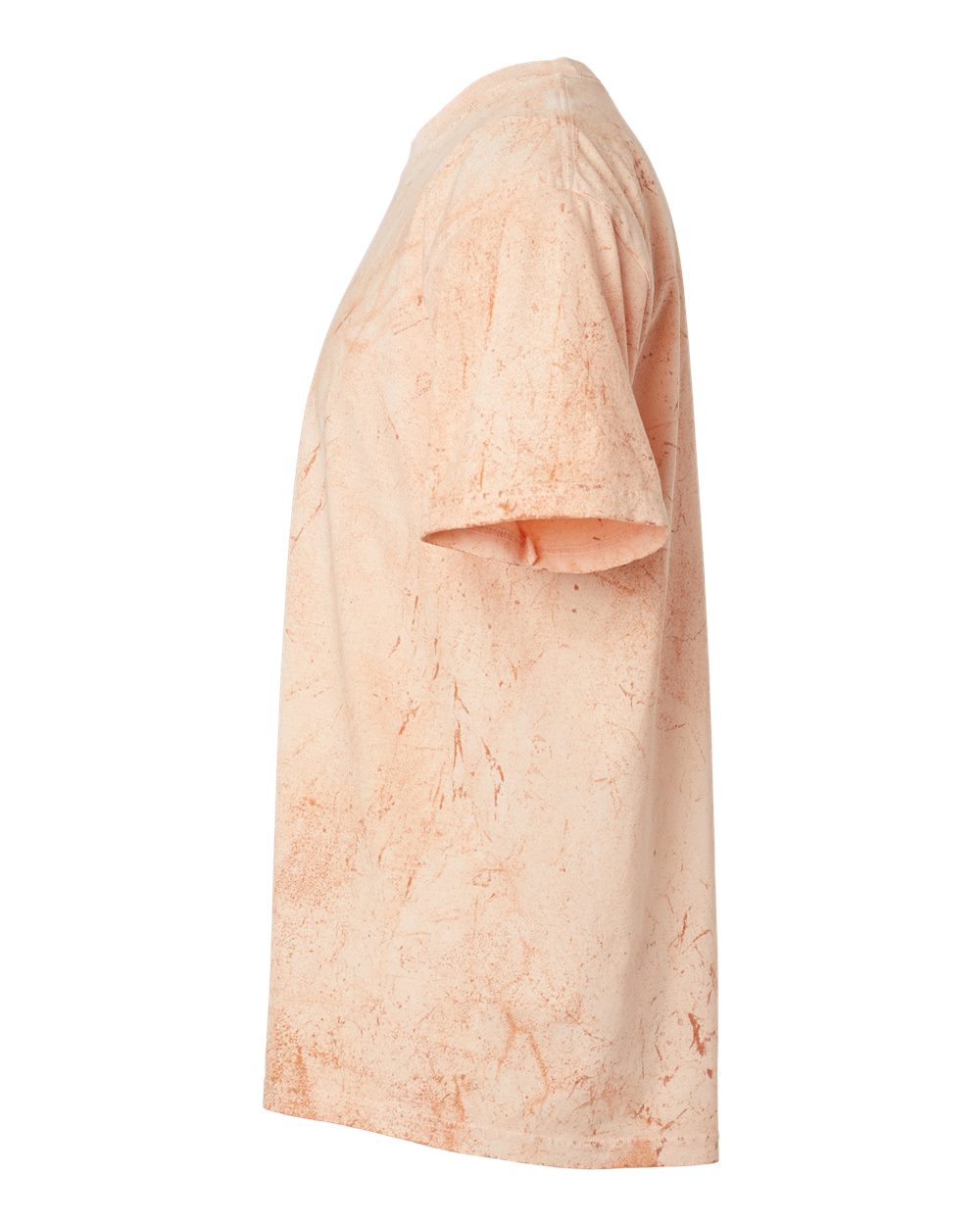 Left View of Umber Colorblast™ Heavyweight T-Shirt - 1745