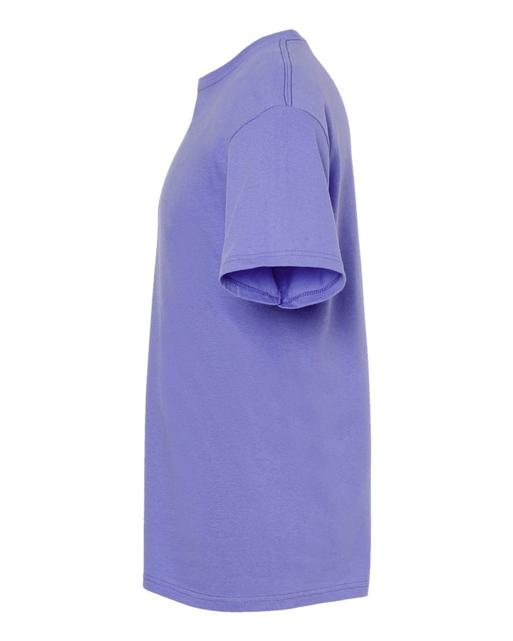 Left View of Violet Gold Soft Touch T-Shirt - 4800