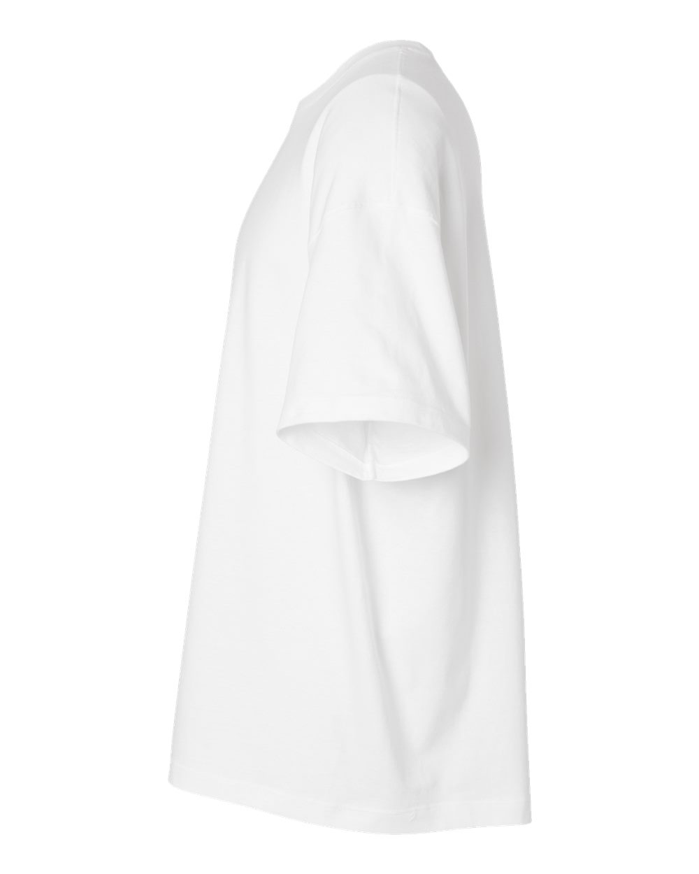 Left View of White Beefy-T® Retro Street T-Shirt - 5180R